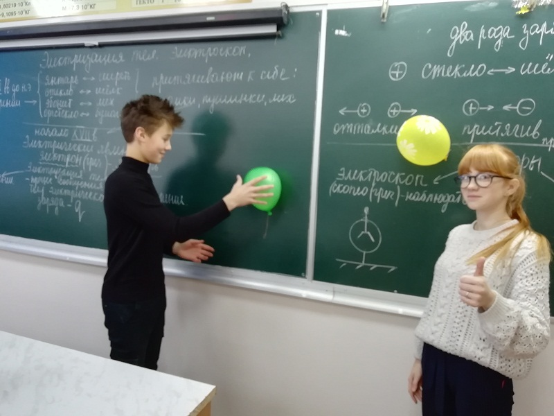 Изучаем тему Электризация тел. 8 класс
